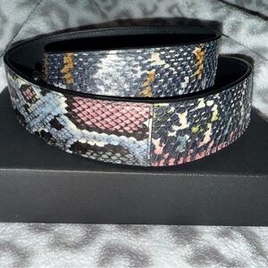 Coach Multicolor Snake Print Bag Strap